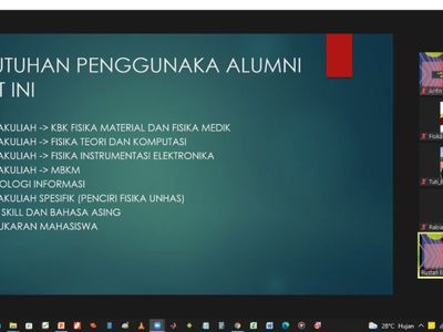 Lokakarya Kurikulum Fisika FMIPA UNHAS